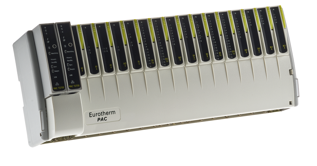 Eurotherm T2750 PAC provides high availability dual redundant process control, ideal for high efficiency glass manufacturing applications.